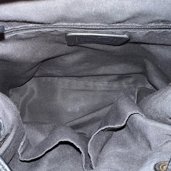 Coach Elle Backpack in black pebbles
Leather. Like new. Gold tone hardware. main image 16